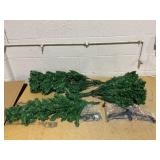 Costway 6.5ft Pre-Lit Hinged Pencil Christmas Tree 250 White Lights