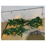 Costway 6.5ft Pre-Lit Hinged Pencil Christmas Tree 250 White Lights