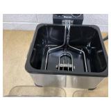 Costway Electric Deep Fryer 5.3 QT/21-Cup Stainless Steel 1700W with Triple Basket