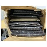 Total Tactic HW68664NY Patio Rattan Cushioned Furniture Set, Navy - 4 Piece