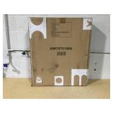 Costway Panel Baby Safe Metal Gate Play Yard Barrier Pet Fence Adjustable White