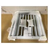 Costway Panel Baby Safe Metal Gate Play Yard Barrier Pet Fence Adjustable White