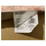 Mainstays 36" x56" Blush Belissimo Shag Indoor Accent Rug