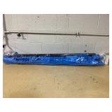 9 Feet Solar LED Lighted Patio Market Umbrella with Tilt Adjustment without Base