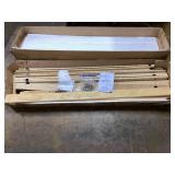 Queen Size Wood Bed Frame with Wooden Slats Support and Rubber Wood Legs