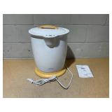 Costway Bathroom Towel Warmer Bucket with Fragrance Holder & Auto Shut Off White