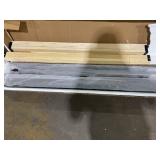 Bamboo Platform Bed Frame - Full - Walnut - Floating Center Support Legs - 12 Height - Easy Tool Free Set Up - Contemporary and Durable - Sturdy Wooden Support Slats