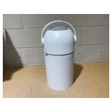 L.A. BABY Magic Diaper Pail - Patented 100% Odor-Free System with Child-Safe Lock - Award-Winning Design - No Refills Required - Works with Regular Trash Bags - White 18x9.5
