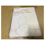 Brondell Bidet Toilet Seat Non-Electric Swash Ecoseat, Fits Elongated Toilets, White - Dual Nozzle System, Ambient Water Temperature - Bidet with Easy Installation