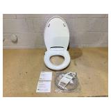 Brondell Bidet Toilet Seat Non-Electric Swash Ecoseat, Fits Elongated Toilets, White - Dual Nozzle System, Ambient Water Temperature - Bidet with Easy Installation
