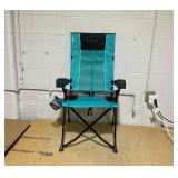 Kijaro Rok-Back Apex Rocker Chair Ionian Turquoise
