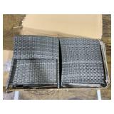 Costway 4 -Piece Rattan Patio Conversation Set with Off-white Cushions