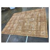 LIMON HOME Orange Rug for Living Room 8x10,Mustard Yellow Area Rug for Bedroom with Upgraded Anti-Slip Backing,Stain & Water Resistant,Pet & Child Friendly,Vintage Floral Indoor Carpet (Slightly Used)