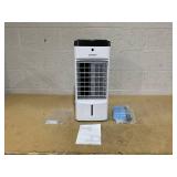 COSTWAY 3-in-1 Evaporative Air Cooler, Quiet Personal Swamp Cooler with Remote Control, 70° Oscillation, 12H Timer, 3 Speeds, 2 Ice Boxes, Portable Air Cooler Fan for Room Bedroom Home Office