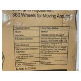 kmaier Baby Walker, One-Touch Folding 9 Adjustable Heights with Wheels Non-Slip for 6-18 Months,Pink