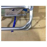 DBX 3 Position Beach Chair Blue Stripe