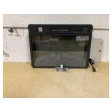 Costway 23" Electric Fireplace Insert Heater w/ Log Flame Effects Remote Control 1400W