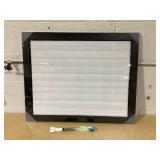 Better Office Products Magnetic Wall Chalkboard Monthly Calendar, Large Chalkboard Calendar, 24" x 30", Wall Mount, with Chalk Marker & Magnets (Solid Black)