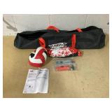 PLAYAPUT 20FT Freestanding Volleyball Net for Indoor or Outdoor