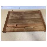 Noodle Board Stove Cover - Acacia Wood Stove Top Cover  Large Wood Cutting Board - Stove Top Covers for Electric Stove - Countertop Saver - Charcuterie Tray - Serving Board - Rustic Kitchen Decor
