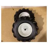 (2 Pack) 13x5.00-6" Tiller Tire and Wheel-Heavy Duty,3/4" Axle & 3-1/8" Centered Hub, Compatible with Craftsman, Troy-Bilt, Lawn Tractors & Tillers  Replacement for Garden, Farm, Landscaping