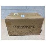 Tuhaoking Turtle Tank Kit, Turtle Tank Starter Kit,Bottom Drainage, Multi-Function Areas for Turtles, Crabs,Fishes, Amphibians,Reptiles.(15.75 x 8.64 x 8.64 Inch)