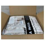 8x10 Area Rugs for Living Room, Stain Resistant Neutral Washable Rugs for Dining Room, Vintage Non-Slip Thin Large Size Beige Area Rug