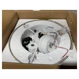 Boho Ceiling Fan with Light Flush Mount,20inch Caged Ceiling Fan with litght and Remote Control,6-Speed Reversible DC Motor