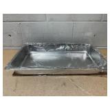 6 Pcs 1/1 Size Hotel Pan, 2.5 Inch Deep Stainless Steel Steam Table Pan Commercial Catering Food Pan for Commercial Kitchen Supplies