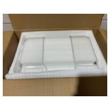 Large Turtle Tank Kit  Acrylic Turtle Tank Starter Kit, Tank Aquarium with Heightened and Curved Fences, Bottom Drainage, Multi-Function Areas