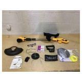 Cordless String Trimmer and Edger, 12 inch 20V Weed Wacker Battery Operated Lawn Edger with 8 Pcs Replace Spool Trimmer Lines