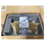 Stainless Steel Litter Box, Metal Litter Boxs with Lid High Sides, XL Extra Large Litter Box for Big Cats