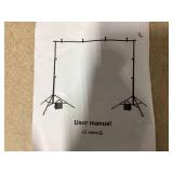 Support System Kit with 2 Sandbag, 6 Backdrop Spring Clamp and Carry Bag