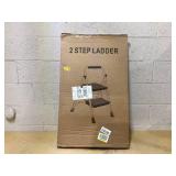 2 Step Ladder, Portable Folding Step Stool Heavy Duty Anti-Slip, Lightweight 800Lbs Capacity