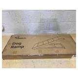 Dog Ramp for Bed - Extra Wide - Excellent Traction, Pet Ramp for Small Large Dogs to Get on Couch Car, Non-Slip Rubber Surface, 17W, Hold up to 200lb, Adjustable, Foldable (200LBS)