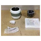 Bear Rice Cooker 3 Cups (Uncooked), 3D Heating and Fuzzy Logic, Healthy Nonstick Small Rice Cooker, PFAS-Free, Touch-Screen, for White/Brown Rice Quinoa Oatmeal Soup