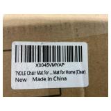 Clear Chair Mat, TYDLE 50" x 65" Large Office Chair Mat for Hard Floor, Vinyl Chair Mat for Gaming Chairs