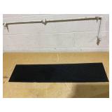1.5" Rise Rubber Threshold Ramp, 2204Lbs Recycled Rubber Power Threshold, 35.4" L x 7.87"
