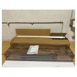Colima Floating Shelves for Wall Brown Wood Shelf for Bedroom, 36 Inch, 1.3" Thick Floating Book Shelves Set of 3