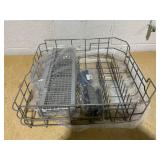 WD28X26099 Dishwasher Lower Rack Replacement,Compatible with GE Appliance General Electric Part GDF510PSM0SS GDT535PSM0SS/R0SS With Dishwasher Silverware Basket And Rack Carrier & Roller Kit