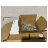 Bubble Ball Semi Flush Mount Ceiling Light Fixture,20 Inch Gold and Clear Glass Crystal Semi Flush Light Fixture