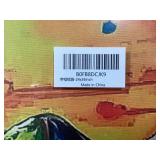 Large Graffiti Frog Wall Art for Living Room, Mesures 36" x 24"