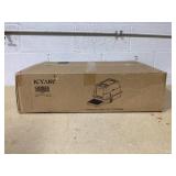 XXXL Stainless Steel Litter Box with Lid,Extra Large 28"L*20"W*18.1"H Metal Cat Litter Box
