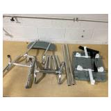 DMI Tub Transfer Bench and Shower Chair with Non Slip Aluminum Body