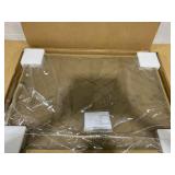 Costway 38" x 31" Golden Single Panel Fireplace Screen