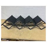 Large Dog Car Steps, Adjustable Foldable Pet Ramp for SUV Truck, Comfort & Safety with Sturdy Iron Frame, Oxford Cloth, 4 Steps, Portable Dog Stairs for Cars