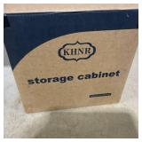 KHNR 4-Tiers Slim Bathroom Storage Cabinet, Foldable Storage Cabinets,Narrow Bathroom Storage,Movable Bathroom Storage Organizer for Small Spaces,Bathroom,Kitchen,Laundry,Black