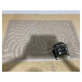 Beige Door Mat, Measures 24" x 36"