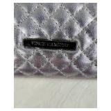 Vince Camuto Silver Quilted Handbag Purse