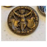 Ornate Antique Metal Button Collection